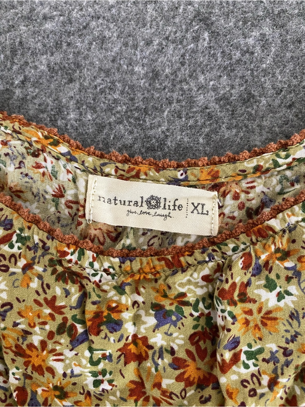 Floral Tiered Midi Dress in Mustard - Picture 13 of 16